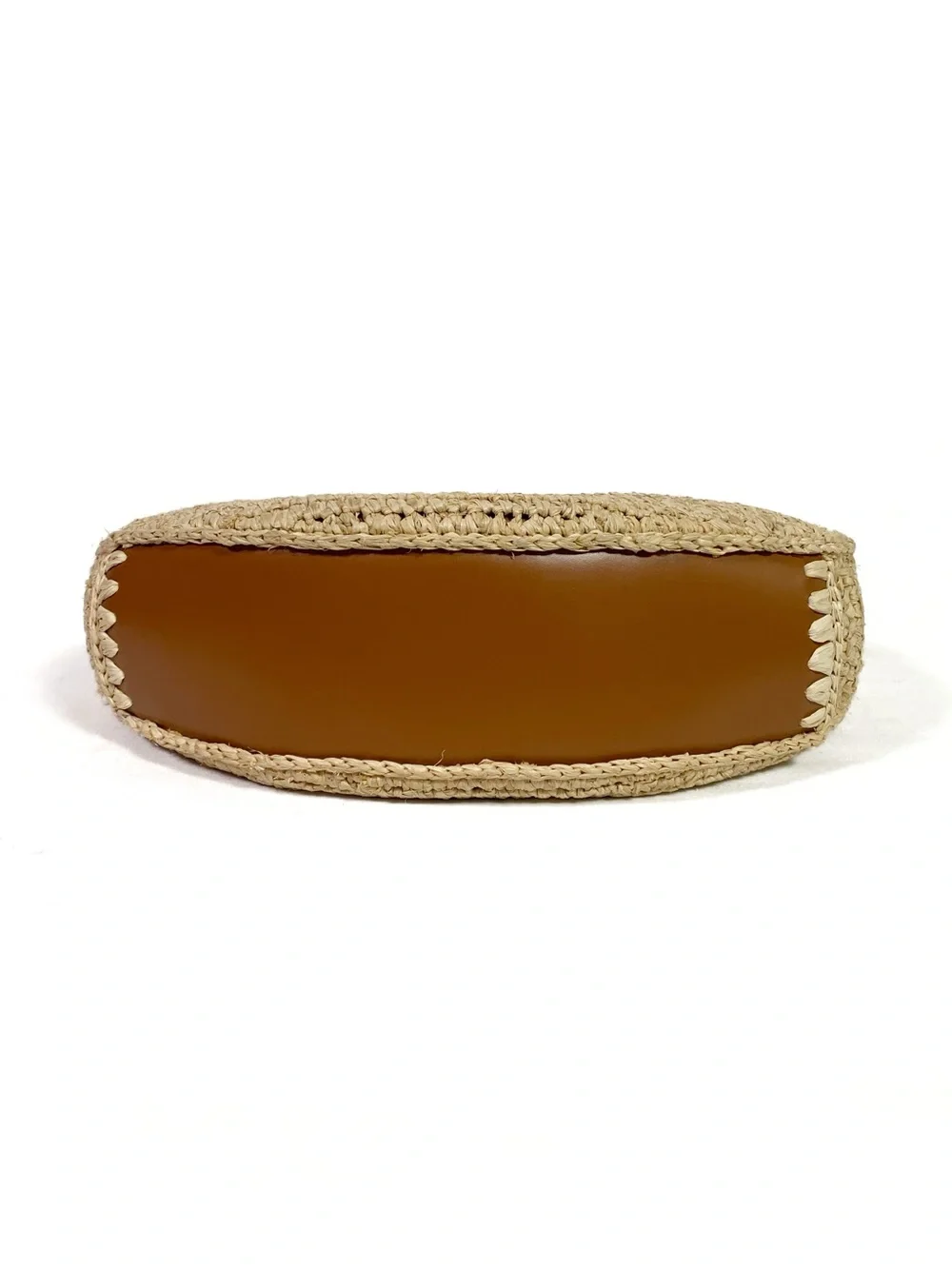 Staud Moon Natural Raffia Bag